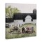 Stupell Industries Floral Tractor in Farmhouse Field Canvas Wall Art